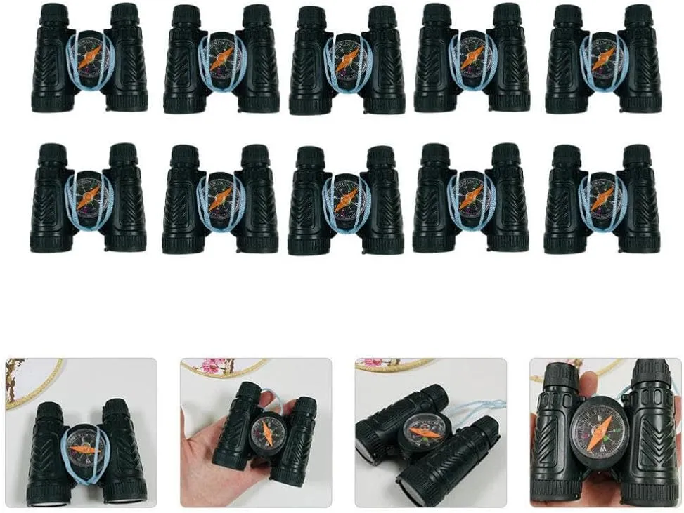 10pcs Telescope Toy Outdoor Playsets Travel Toys Preschool Boy Toys Camping Compass Party Favors for Toy Telescope Science Kit Telescope Toy Training