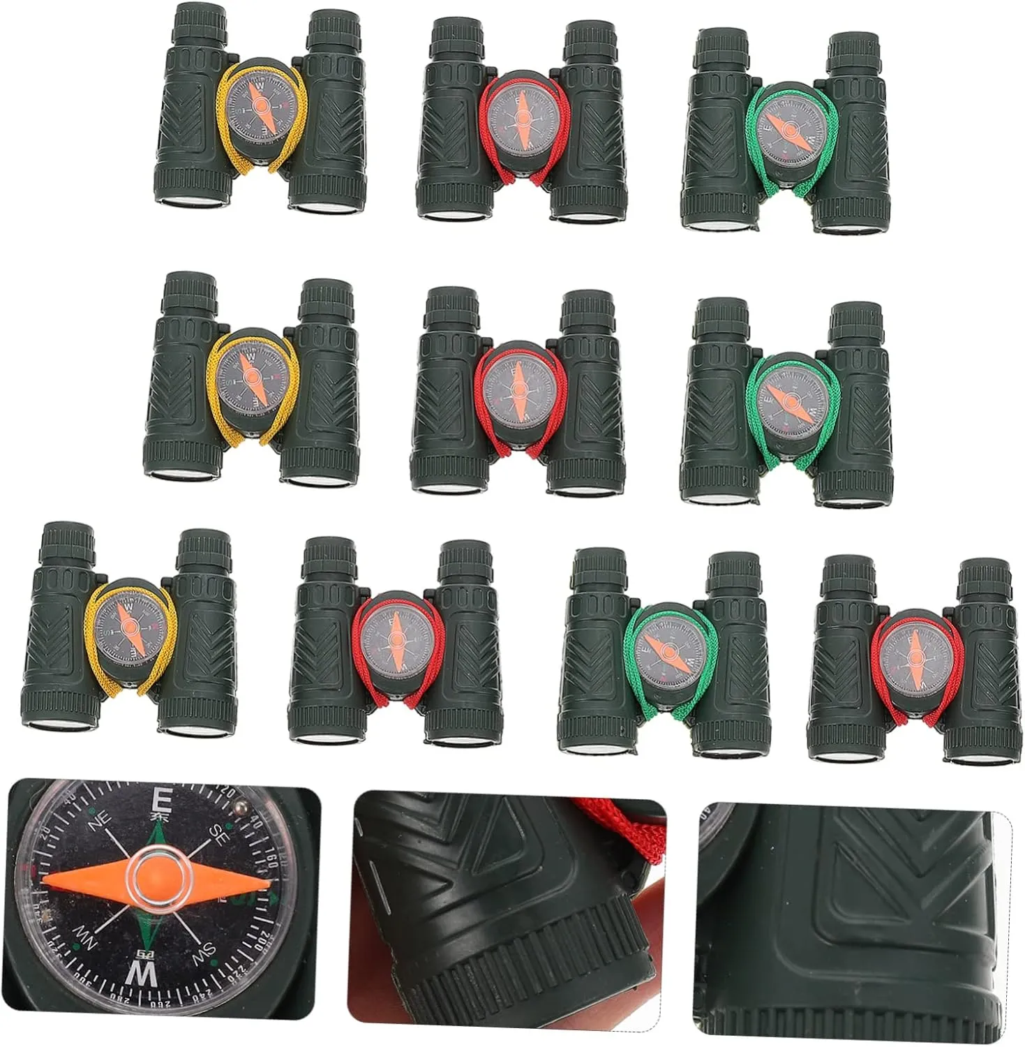 10pcs Telescope Toy Outdoor Playsets Travel Toys Preschool Boy Toys Camping Compass Party Favors for Toy Telescope Science Kit Telescope Toy Training