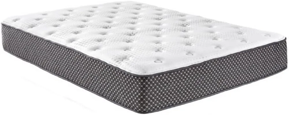 12-inch Plush (Soft) Hybrid Full Sized Mattress Made in The USA | 360 Stretch Wicking Fabric Cover | Adjustable Base Compatible