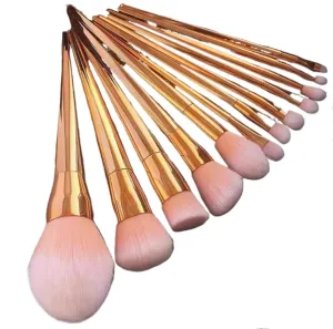 12pcs Golden Mango Collection Makeup Brush Set