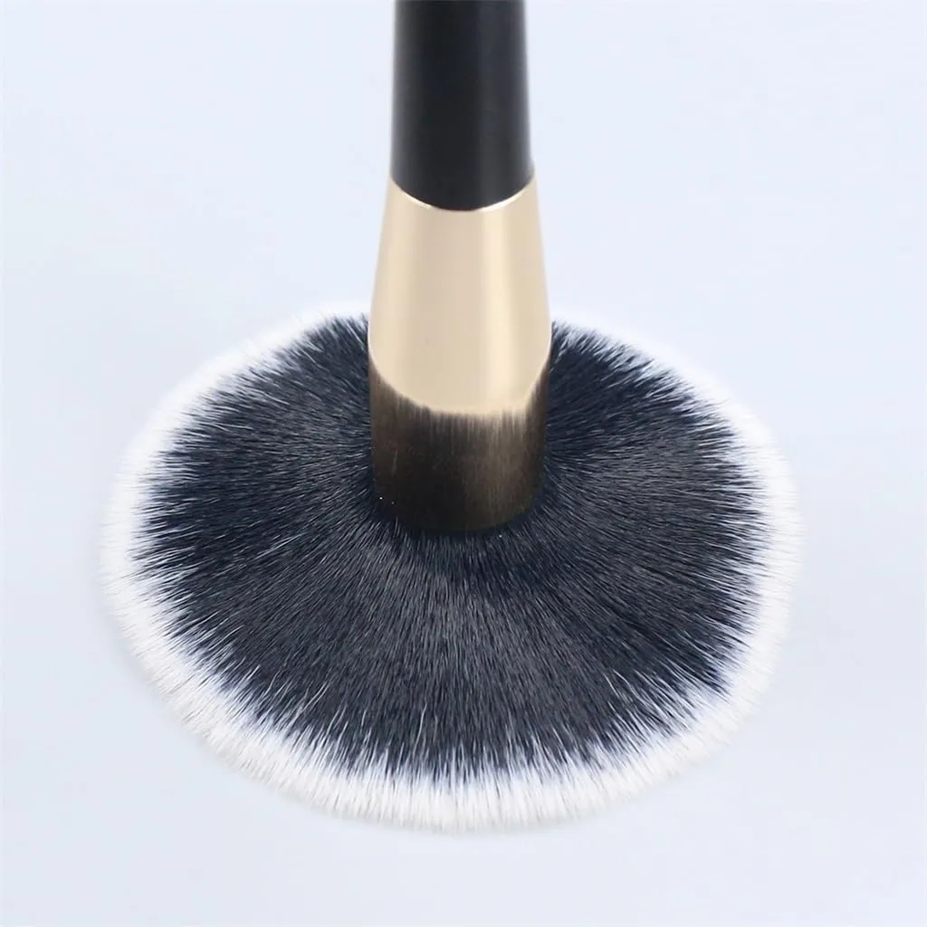 12pcs Makeup Brush Full Set Makeup Tool Set Black Gold Portable Soft Hair Makeup Brush