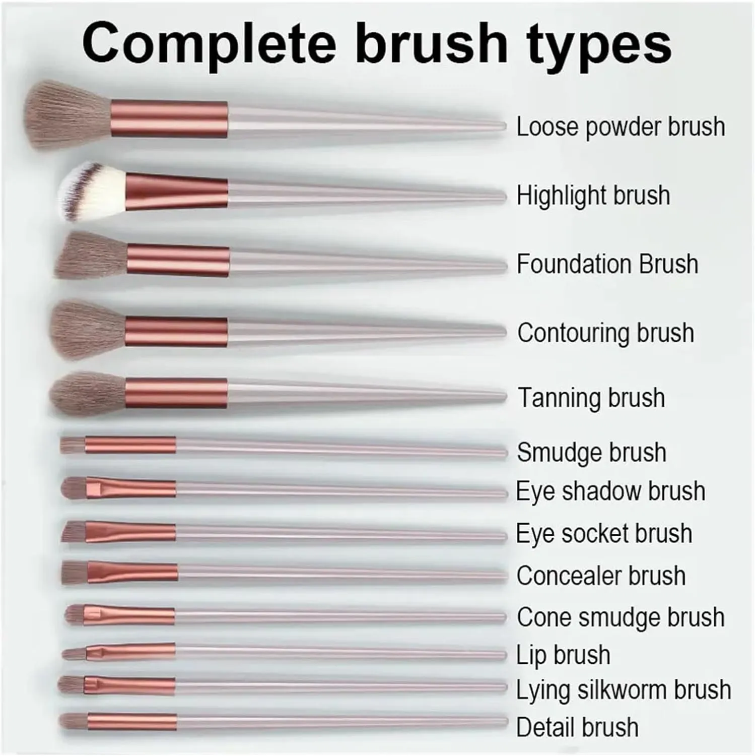 13PCS Makeup Brushes Set with Bag Soft Fluffy for Cosmetics Foundation Blush Powder Eyeshadow Blending Makeup Brush Beauty Tools(Green)