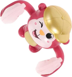 1Pc Electric Crawling Monkey for Interactive Singing Dancing Somersault Creative Electric Random Colors Engaging Playtime