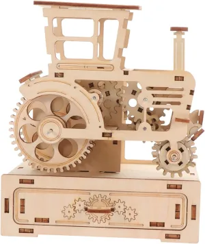 1set Model Assembly Toys Harvester Puzzle Toy Musical Box for Boys and Girls Educational Jigsaw Puzzle Develop Creativity Motor Skills for Model Builders