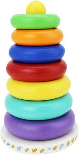 1Set Stacking Ring Educational Building Blocks for Hand Eye Coordination for Family Fun Activities