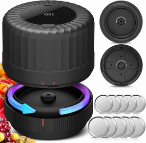 2025 Latest Electric Mason Jar Vacuum Sealer Kit for Mason Jars with Wide and Regular Mouth Canning Jar Lids