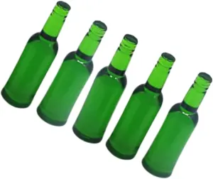 25pcs Miniature Beer Bottles Realistic Dollhouse Props for Mini Food Photography Cute Decoration for Boys and Girls Imaginative Play for Miniature Scenes and Displays