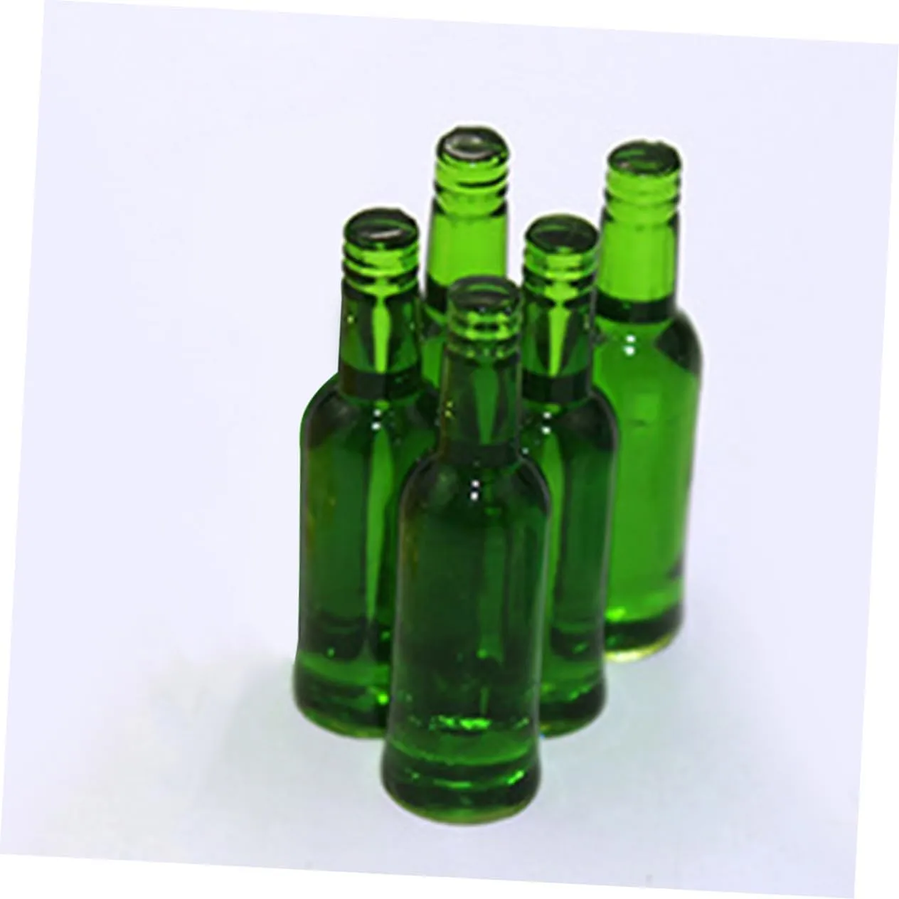 25pcs Miniature Beer Bottles Realistic Dollhouse Props for Mini Food Photography Cute Decoration for Boys and Girls Imaginative Play for Miniature Scenes and Displays