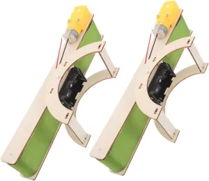 2pcs DIY Electric Conveyor Belt Kit Interactive Preschool Learning for Early Stem Education Fun Assembly Model for Science Engineering Projects
