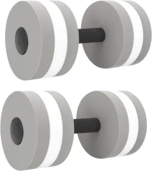 2Pcs Interactive Water Weights for Pool Exercise Lightweight Dumbbells for Upper Strength for Swimming Yoga Rehabilitation and Play