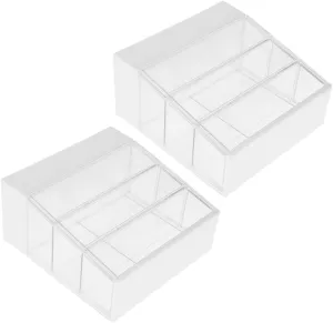 2Pcs Miniature Cake Cabinet Model for Dollhouse Decoration Mini Cupboard Accessory Simulation Mini Cabinet for Dollhouse Kitchen Display Creative Home Decor