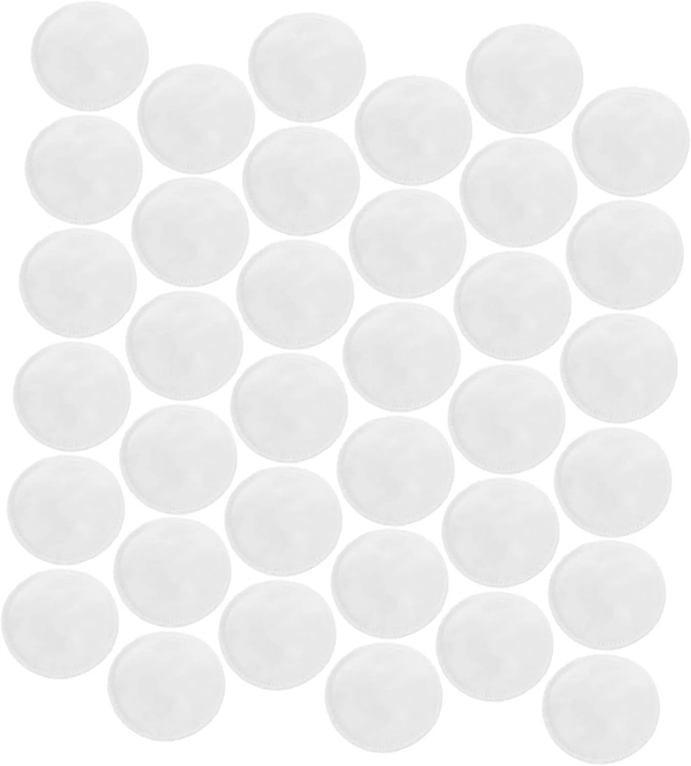 2sets Reusable Makeup Removal Pads Soft Fluffy Round Cleansing Discs for Gentle Eye Facial Makeup Removal Washable Cushions for Smooth Skin 200pcs*2