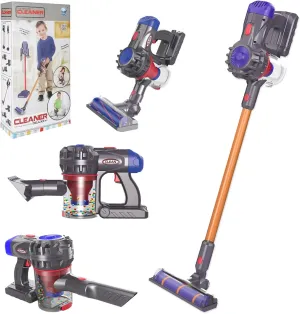 4-in-1 Kids Vacuum That Really Works, Toddler Pretend Play Cleaning Toy Vacuum Set with Light & Sound, Interactive Toy Cleaner for 3  8-12Year Old Boys and Girls