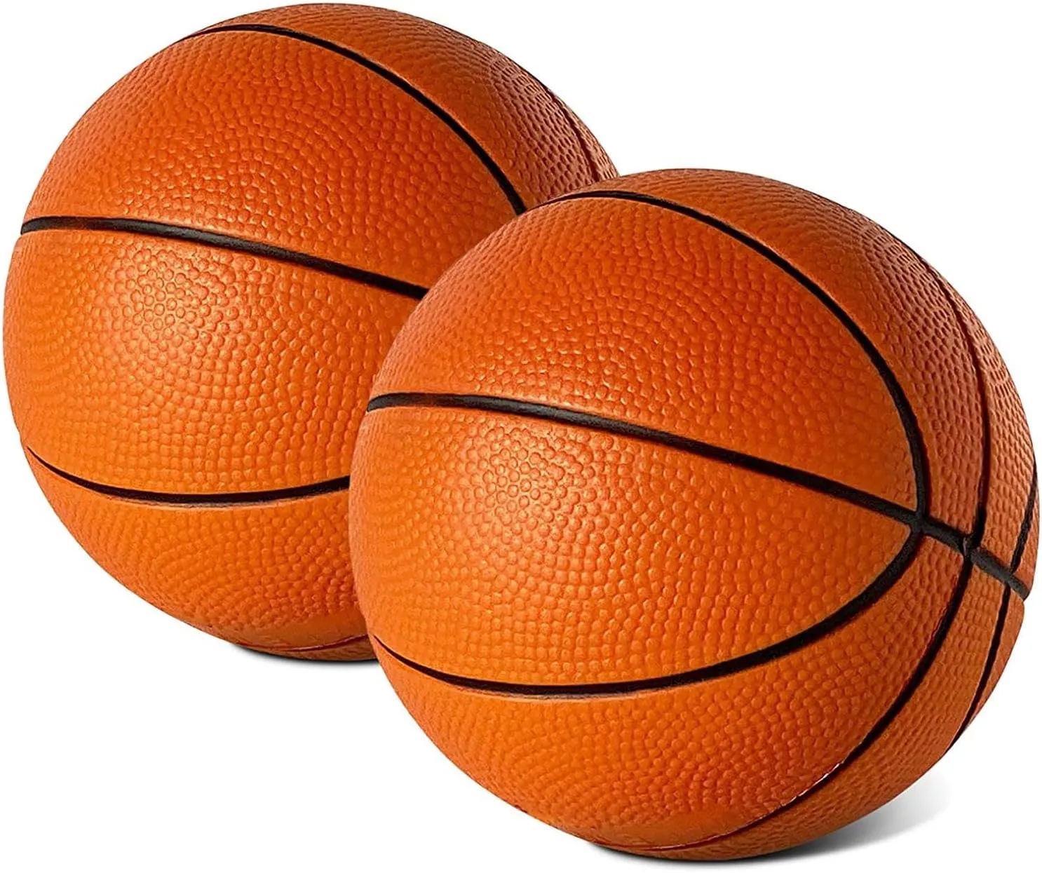 5” Foam Mini Basketball for Pro Mini Basketball Hoop, 2 Pack | Safe & Quiet Small Basketball for Over The Door Mini Hoop Basketball Sets