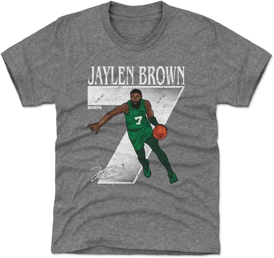500 LEVEL Jaylen Brown Kids Shirt - Jaylen Brown Boston Number