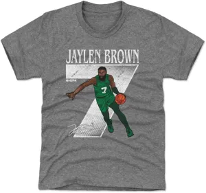 500 LEVEL Jaylen Brown Kids Shirt - Jaylen Brown Boston Number