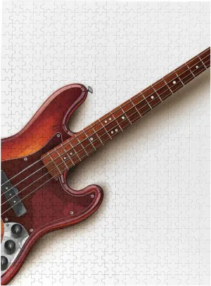 500 Piece Jigsaw Puzzle for Adults,Guitar Bass Music Musical Instruments, Puzzles with Letters on Back, Challenging Puzzle for Game Night Home Décor, 15 x 20.4