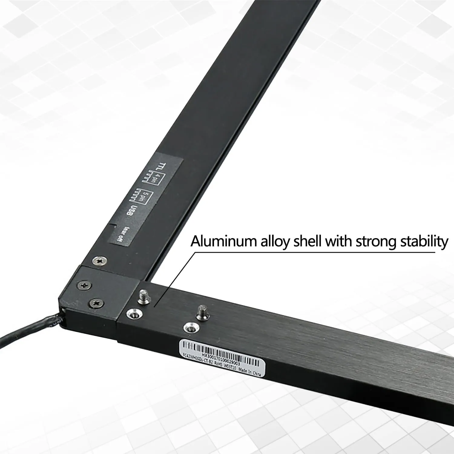 55 inch 10 Points IR Touch Frame Infrared Touch Screen Without Glass USB Interface Free-Drive for Touch Monitor, Interactive White Board, Digital Kiosks and Interactive Displays
