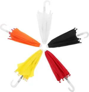 5Pcs Miniature Umbrella Decorations Dollhouse Accessories for Cute Mini Umbrellas for Home Decor Portable Photo Props Lightweight and Easy to Use