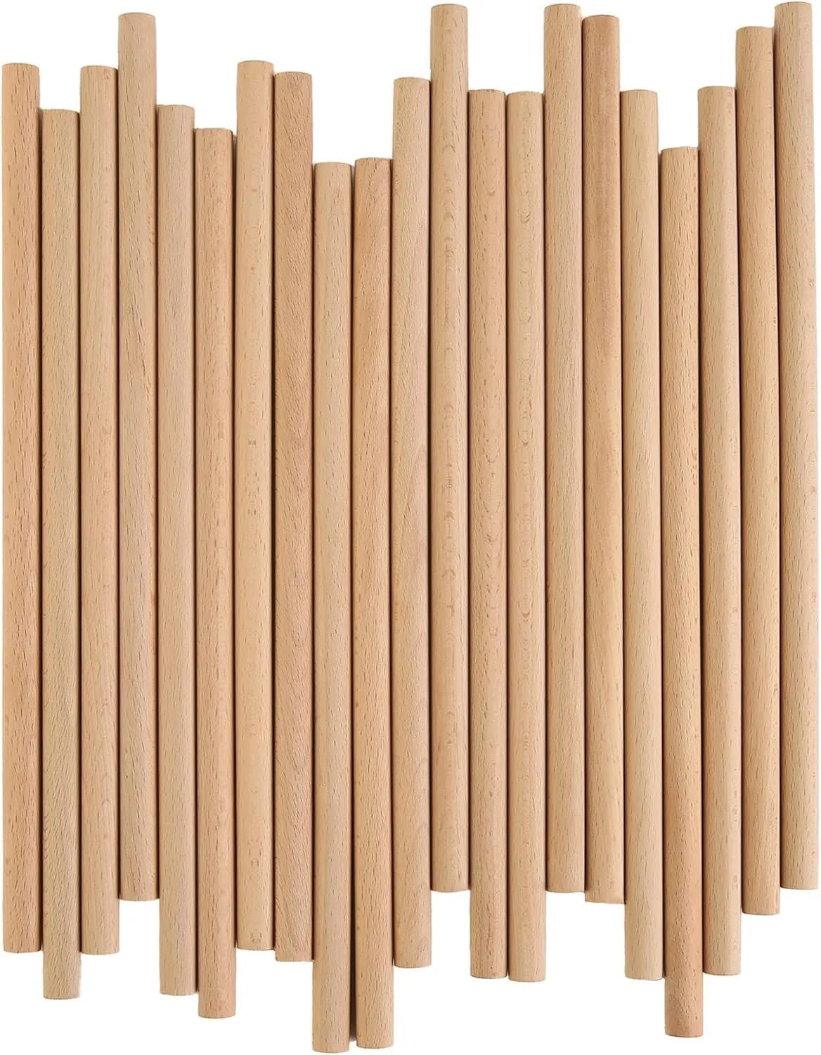 60 Pcs Rhythm Sticks for Kids Bulk, Wood Music Lummi Sticks