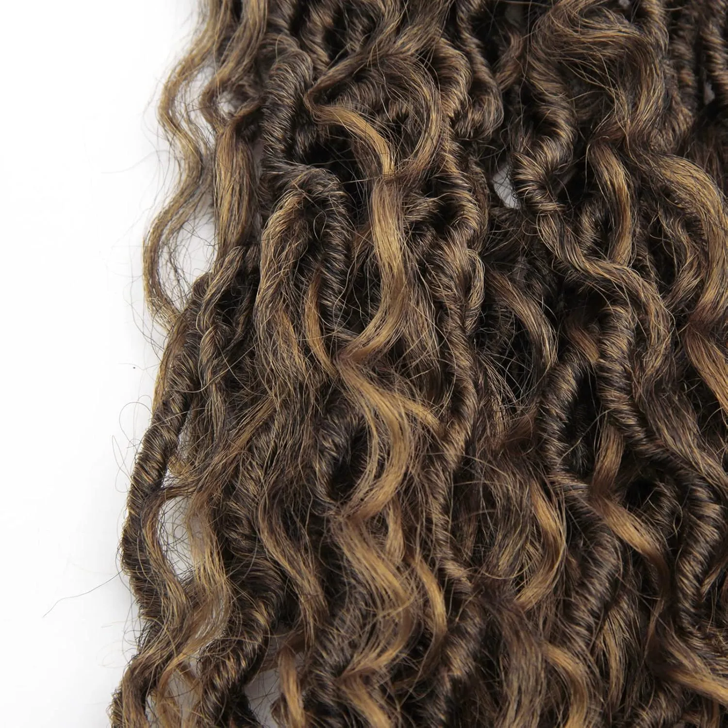 6Packs Goddess Locs Crochet Hair,22Inch Curly Faux Locs Crochet Hair Hippie Locs Crochet Braids Long Crochet Goddess Faux Locs for Black Women(22inch 1B/27)