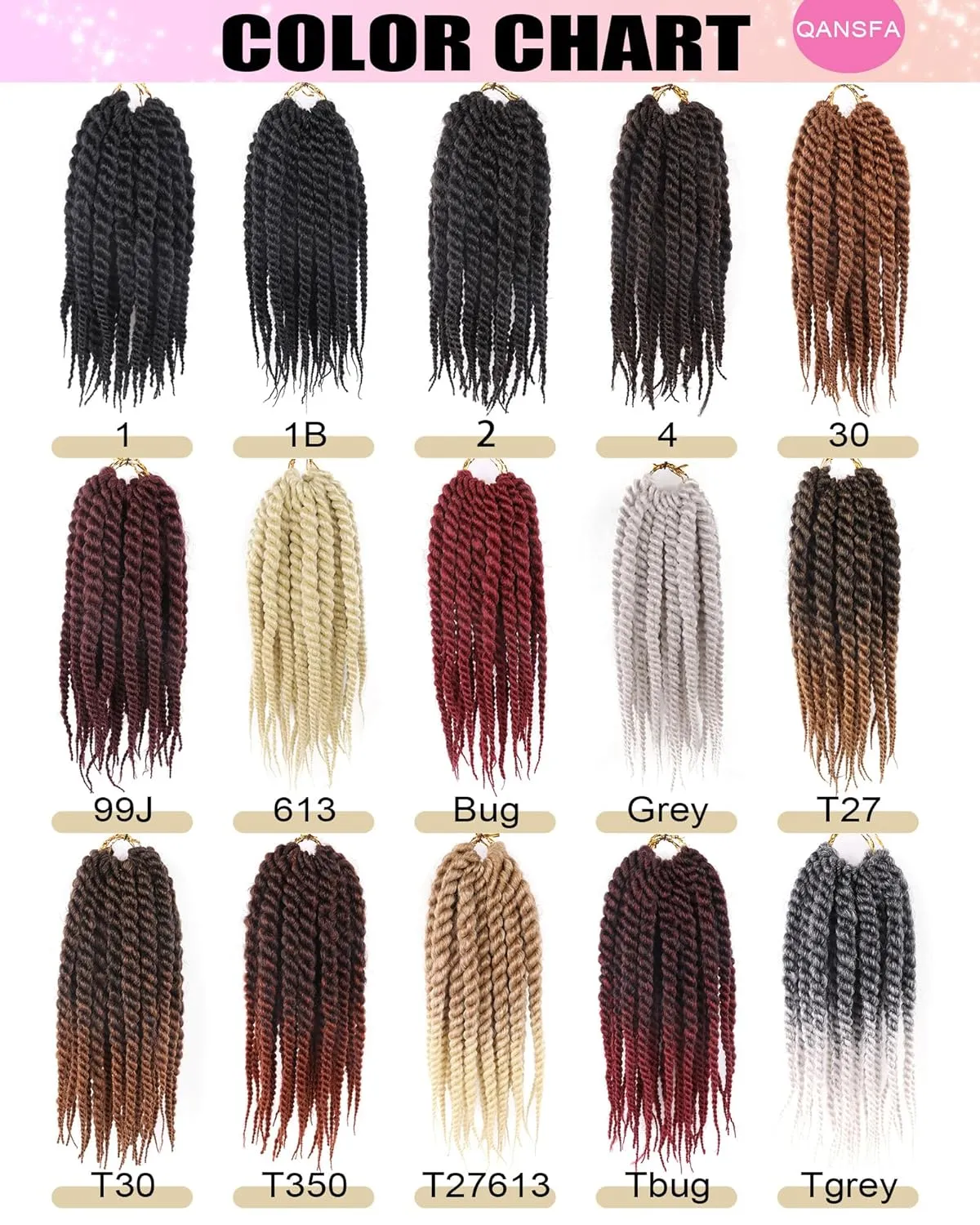 7 Packs Senegalese Twist Crochet Hair Ginger 10 Inch Jumbo Twist Crochet Hair Crochet Havana Twist Crochet Braids for Women Short Kinky Twist Braiding Hair(10 Inch,T350-Black to Ginger)