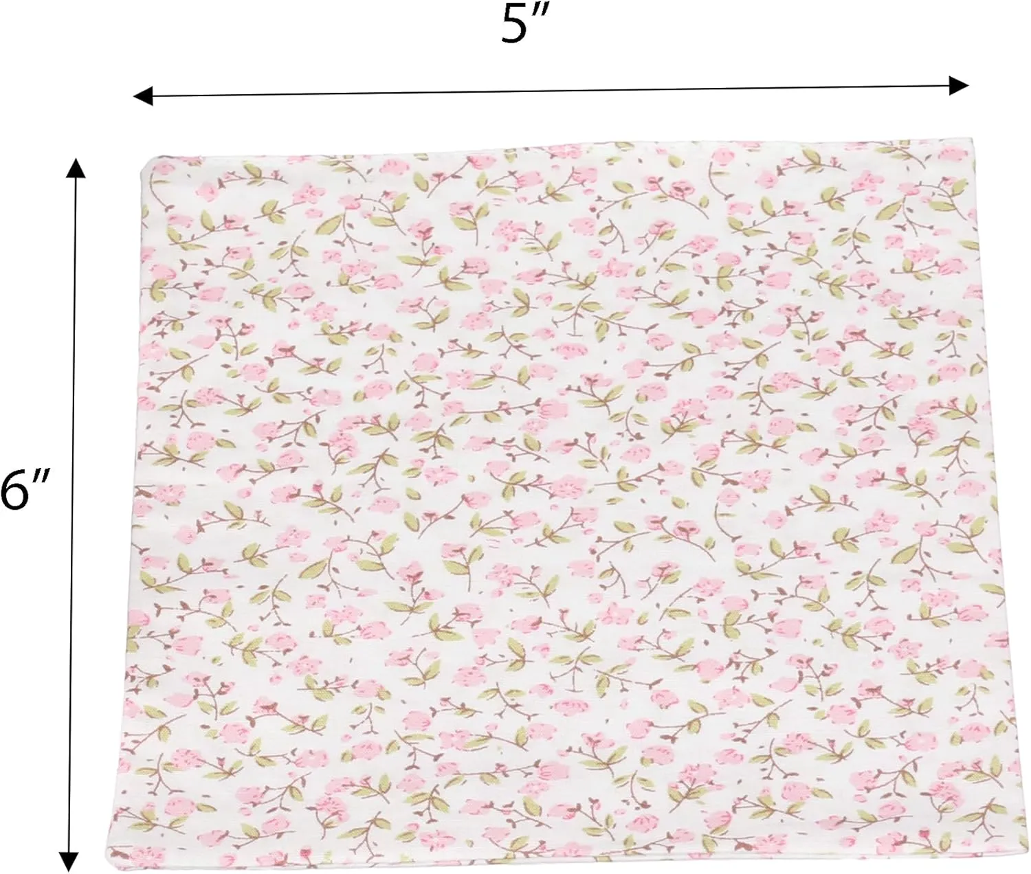7 Piece Dollhouse Bedding Set, Comforter Blanket, Pillows and Bed Runner, 1/12 Scale Dolls Bed Linen (Pink Set)