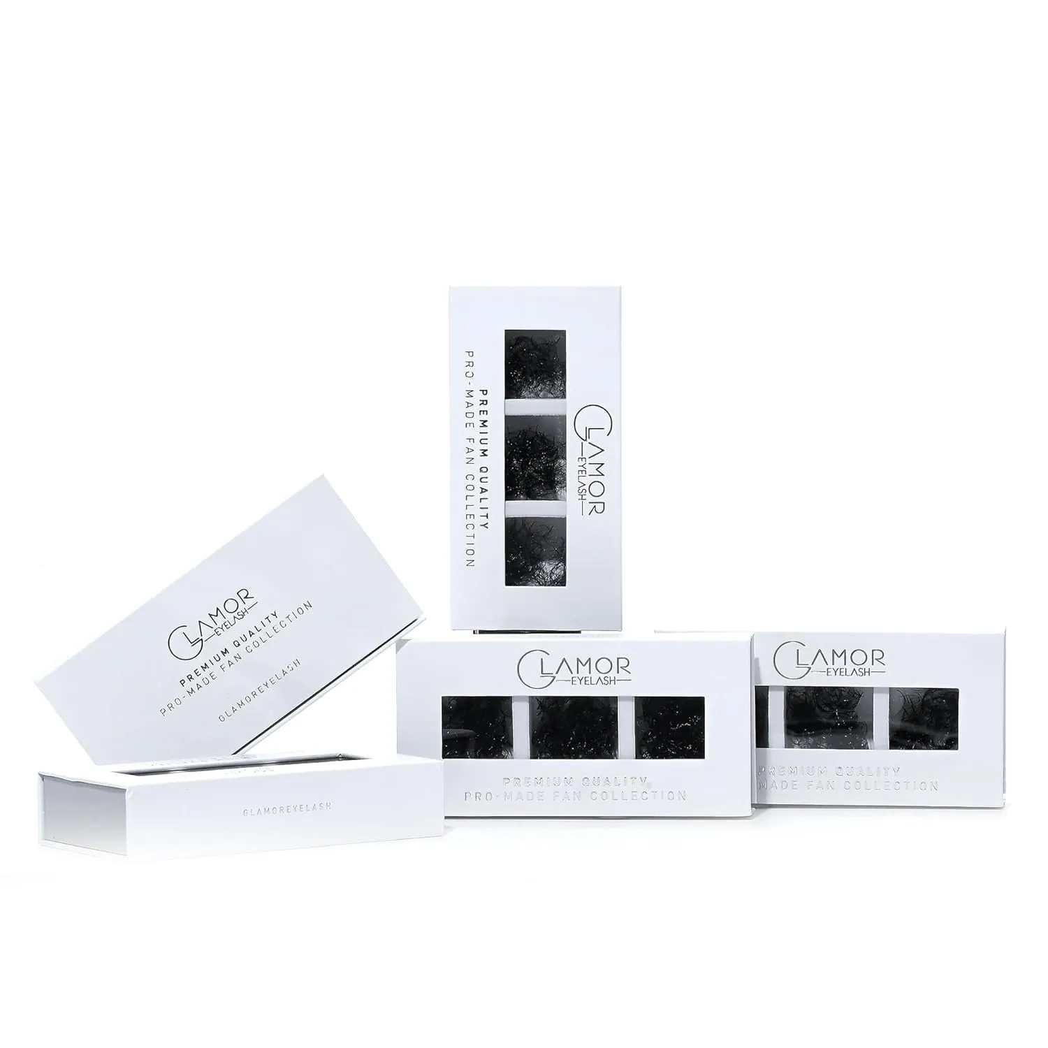 750 Promade Fans Loose Mix, Natural Eyelashes Extensions 3D-16D, Handmade Individual Lashes 0.03/0.05/0.07mm Thickness, C CC D, 8-16mm Length for Fluffy Eyelash Cluster (6D-0.07-D, 14-15-16mm)