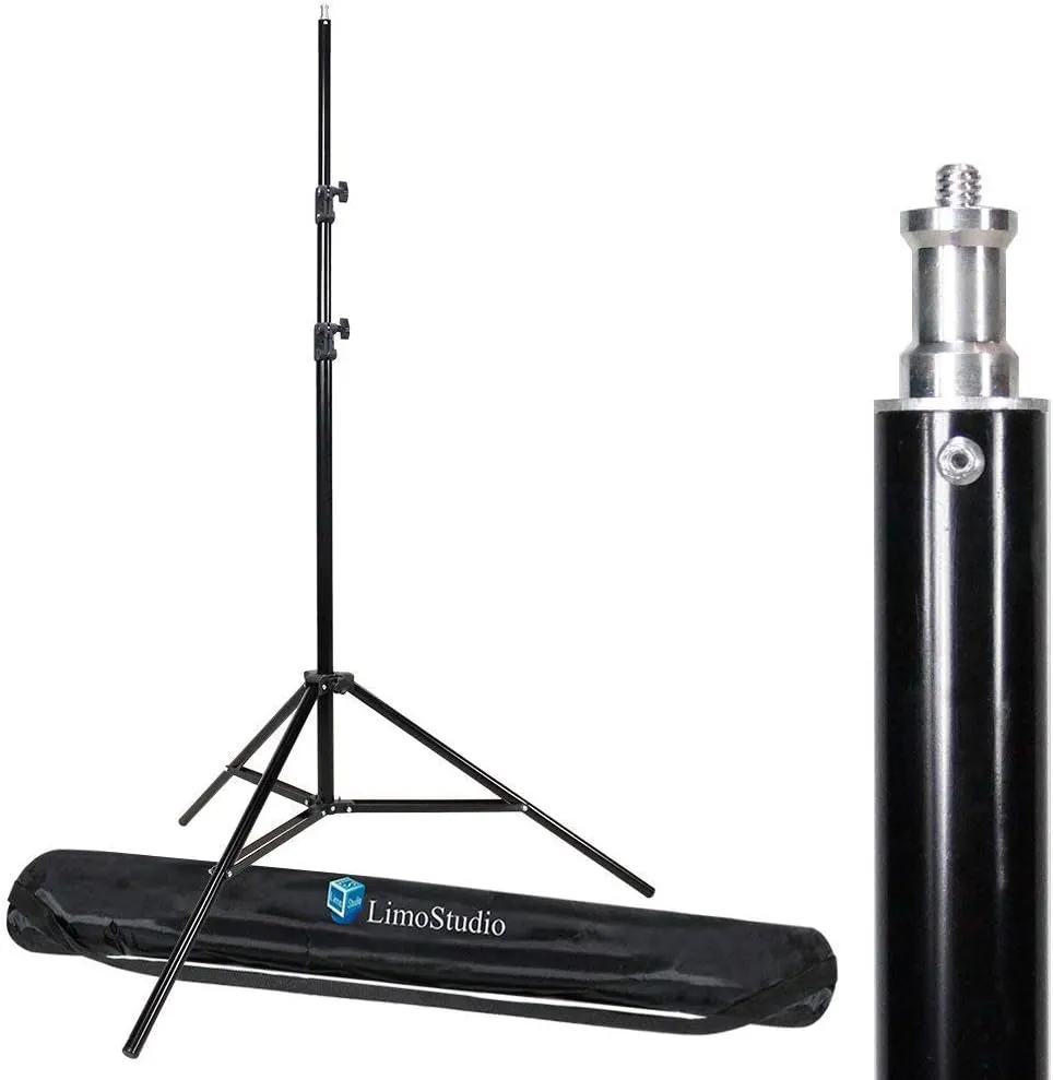 86-inch Tall Light Stand Tripod for Photo & Video Studio with Carry Bag, Photo Studio Kit, AGG887