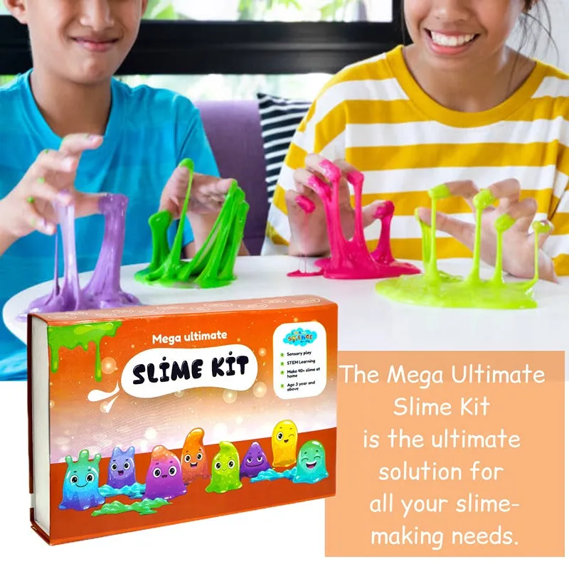 89 Pieces Ultimate Slime Making Kit ( Glitter and Sparkle, Mega Ultimate Slime kit - Make 80  Slime) Pack of 2