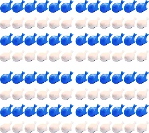 96 Pcs Mini Resin Dolphins Ocean Mini Resin Animals Figurines Miniature Little Small Plastic Animal Figures Dollhouse Decor for Craft Dollhouse Home