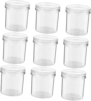 9pcs Portable Critter Observation Containers Lightweight Boxes for Boys and Girls for Nature Exploration and Collecting Leaves Shells and Rocks