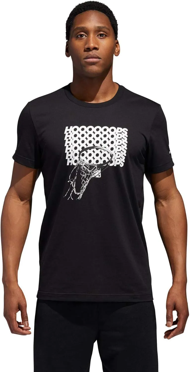 adidas Men's Basketball Adi Hoop Tee