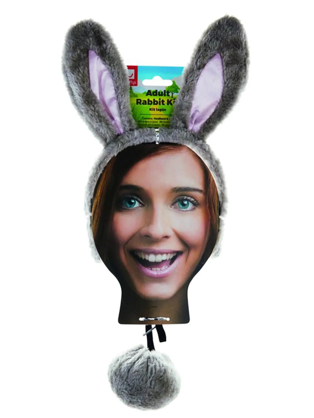 Adult Rabbit Kit, Grey