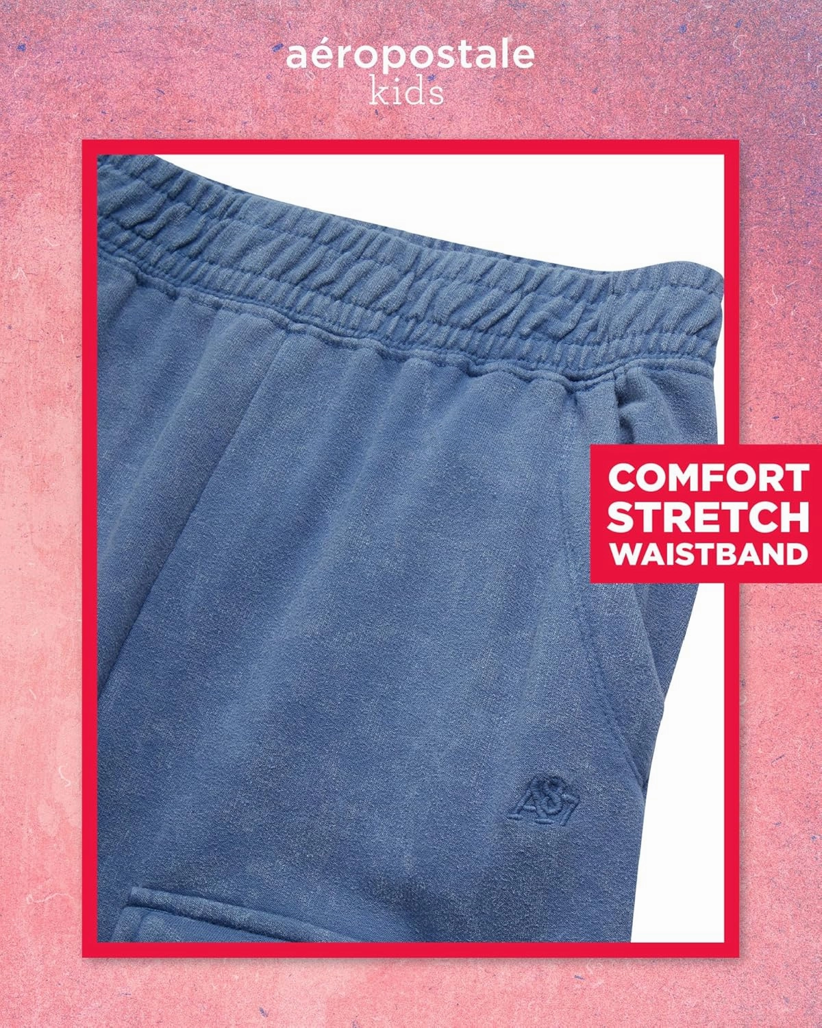AEROPOSTALE Girls' Pants - Casual Fleece Cargo Joggers with Adjustable Elastic Waistband - Baggy Cargo Pants for Girls (7-16)