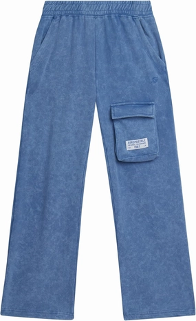 AEROPOSTALE Girls' Pants - Casual Fleece Cargo Joggers with Adjustable Elastic Waistband - Baggy Cargo Pants for Girls (7-16)