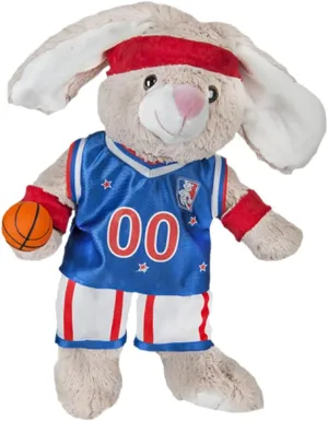 All-Stars Basketball Uniform 14-18 inch – Adjustable Sports Jersey Set for Plush Toys, Soft Durable Fabric, Ideal Fit for Stuffed Animals and Kids Toy Accessory