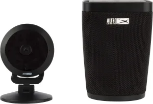Altec Lansing Voice Activated Smart Security System, Includes Google Live Speaker and Panoramic HD Camera, Built in Google Assistant, Two Way Intercom, ASH-100