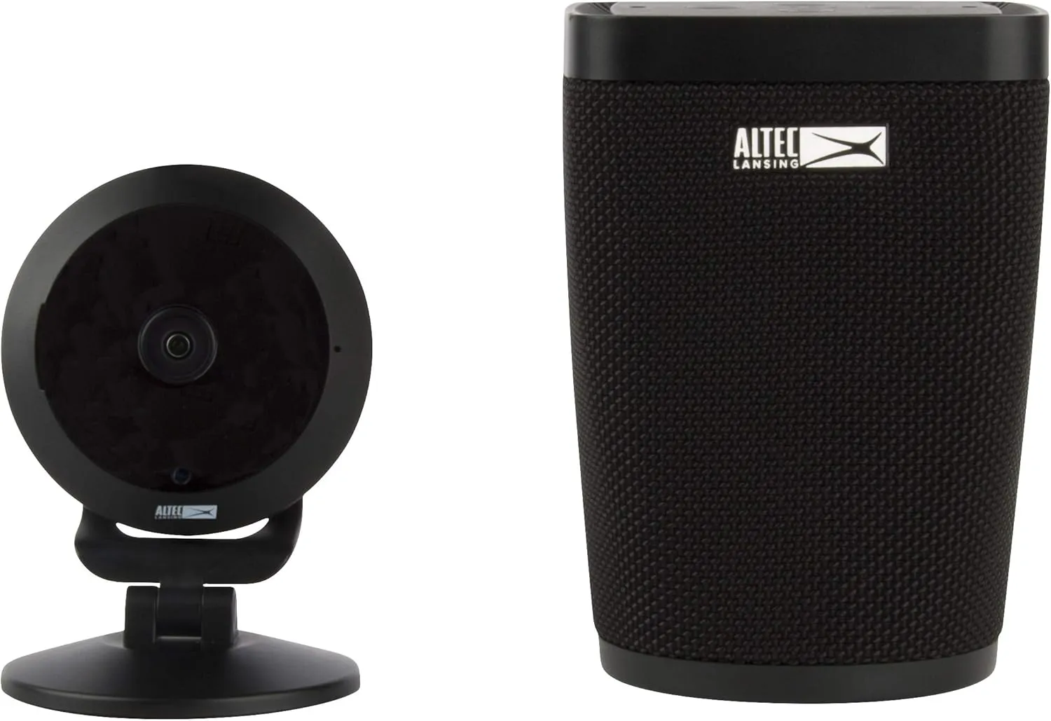 Altec Lansing Voice Activated Smart Security System, Includes Google Live Speaker and Panoramic HD Camera, Built in Google Assistant, Two Way Intercom, ASH-100