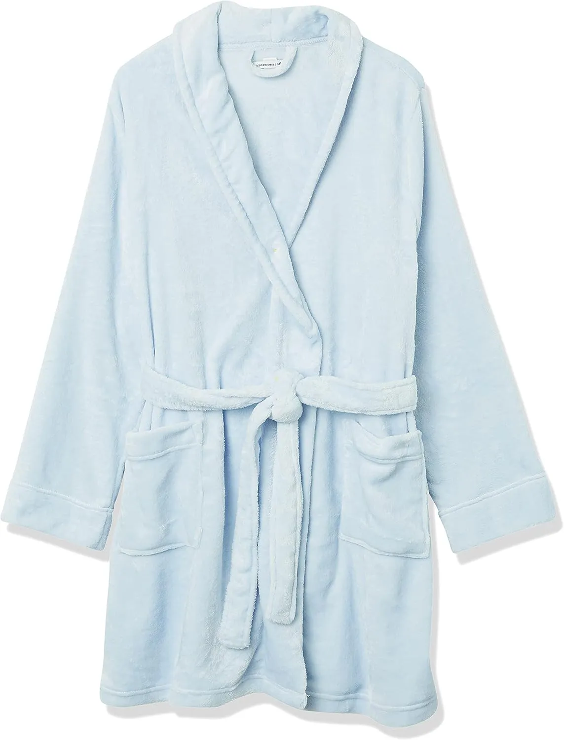 Amazon Essentials Women's Mid-Length Plush Robe (Available in Plus Size)
