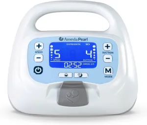 Ameda Pearl Hospital Grade Breast Pump | Portable Breast Pump | Ameda Electric Breast Pump | Rechargeable Battery | Medical Grade Breast Pump | Ameda Breast Pump | Pumps for Breastfeeding