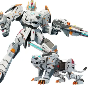 Animals Transforming Robots Toy for Kids Deformation Tiger Action Figure Deformation Tiger Model, Portable Transforming Robot Toy Gift for Boys &Girls 6-12