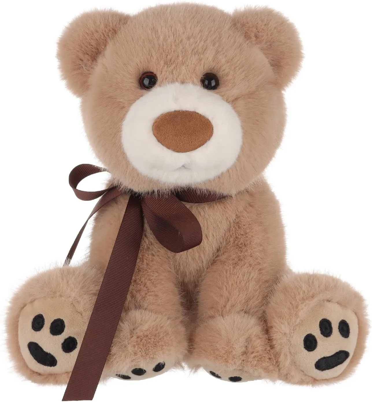 Apricot Lamb Bear Plush Stuffed Animals for Kids, Soft Cute Plush Toys for Baby Girl and Boy, Fluffy Bear Brown 8.3 Inches