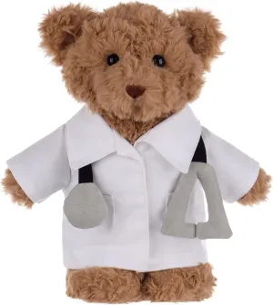 Apricot Lamb Doctor Bear Stuffed Animals for Kids, Soft Cute Plush Toys for Baby Girl and Boy, 11 Inches