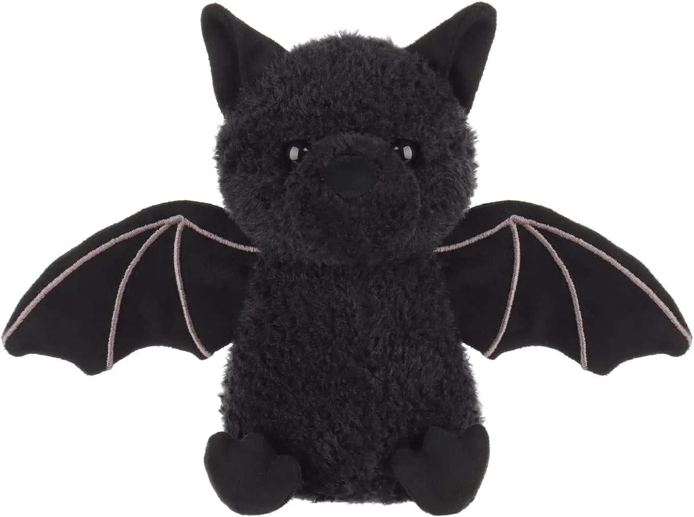 Apricot Lamb Halloween Devil Bat Plush Stuffed Animals for Kids, Soft Cute Plush Toys for Baby Girl and Boy, Fluffy Bat Grey