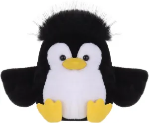 Apricot Lamb Lively Penguin Plush Stuffed Animals for Kids, Soft Cute Plush Toys for Baby Girl and Boy, Fluffy Lively Penguin Black 6.3 Inches