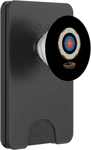 Archery Bow and Target PopSockets PopWallet for MagSafe