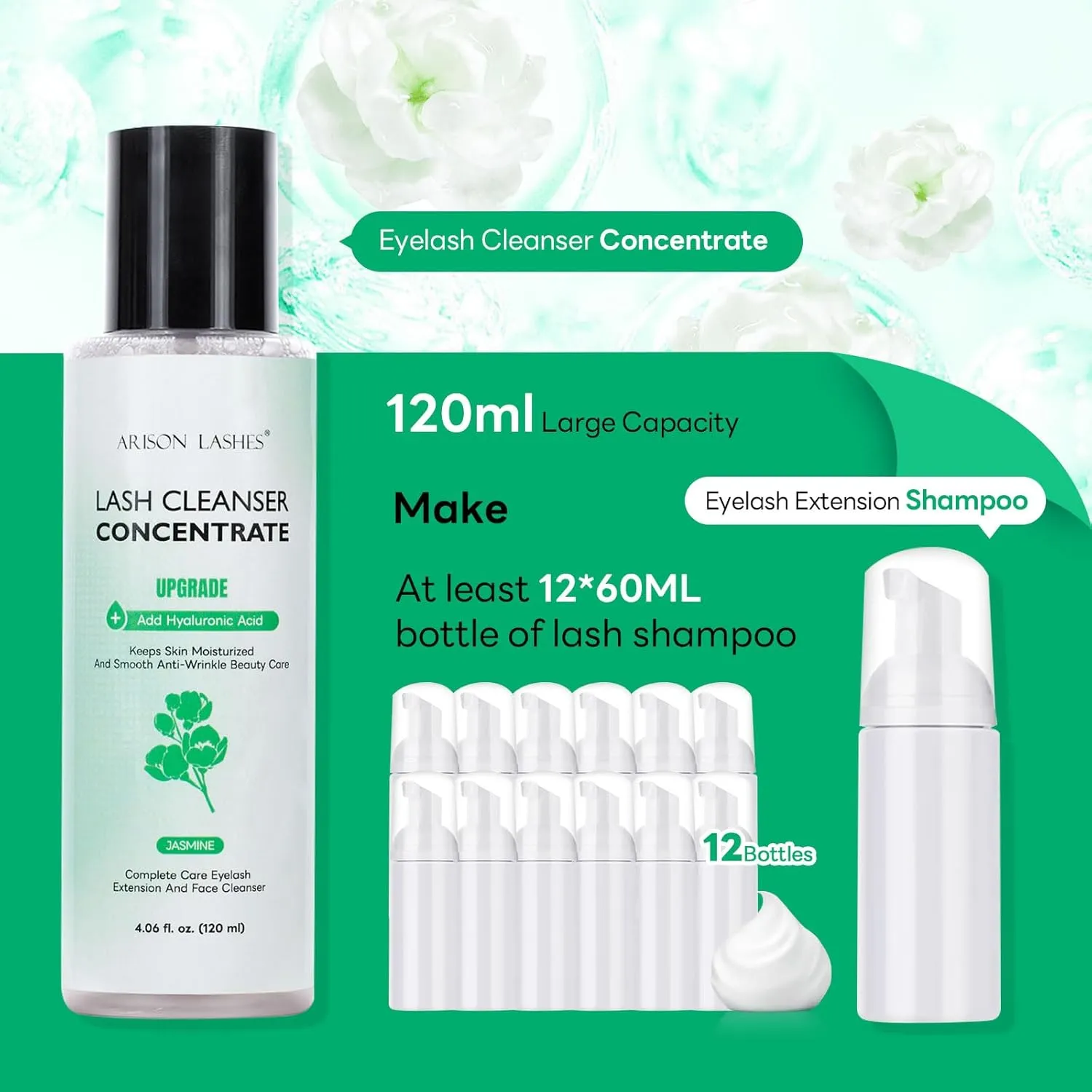 ARISON LASHES Eyelash Cleanser Concentrate