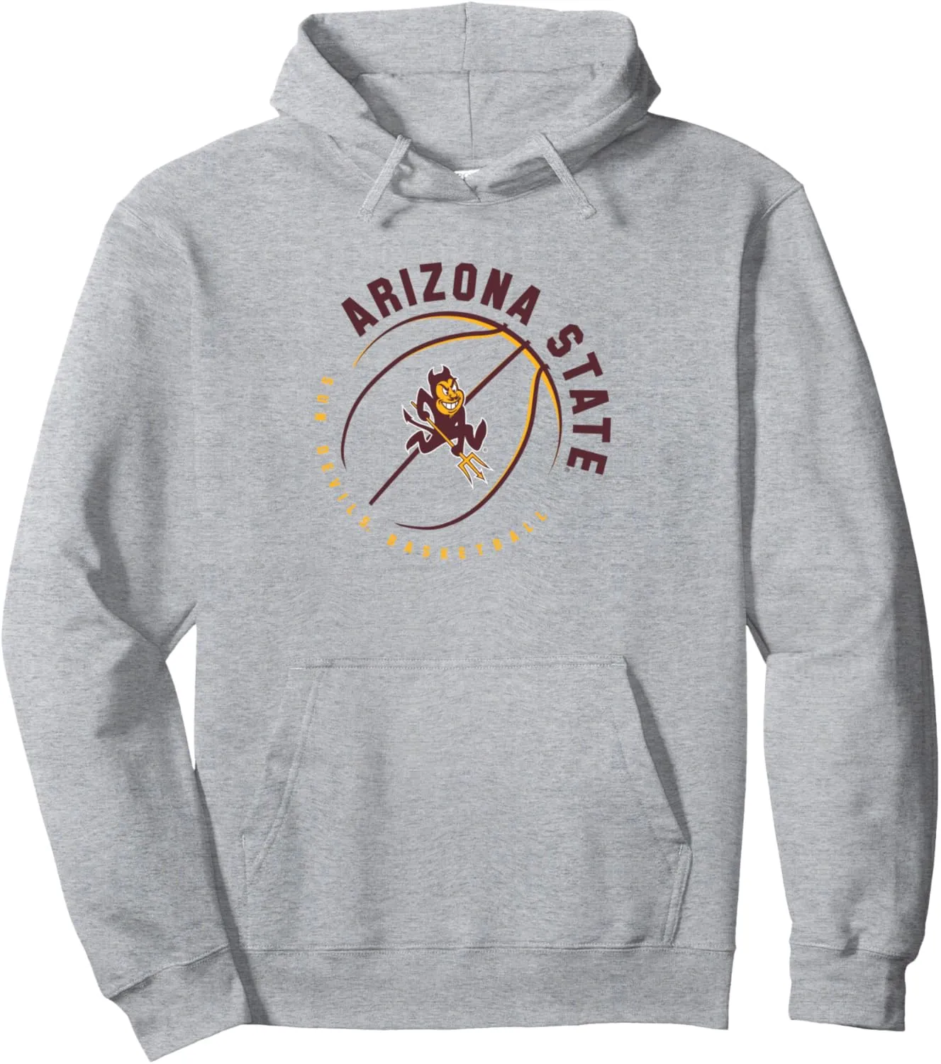 Arizona State Sun Devils Basketball Dunk Logo Pullover Hoodie