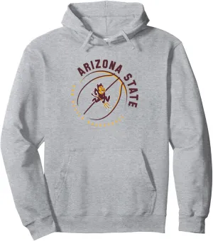 Arizona State Sun Devils Basketball Dunk Logo Pullover Hoodie